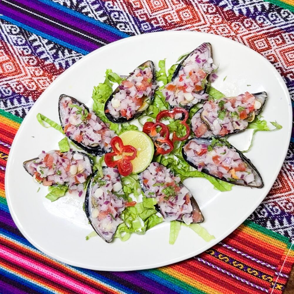 Choritos a la chalaca