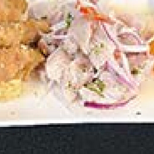 Arroz con Mariscos + Ceviche de Pota