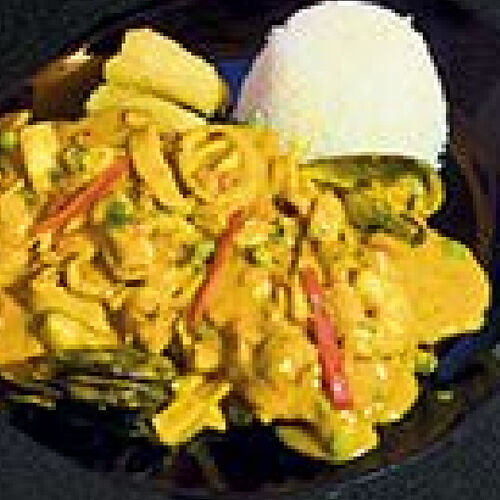 Filete de Pescado en Salsa de Mariscos